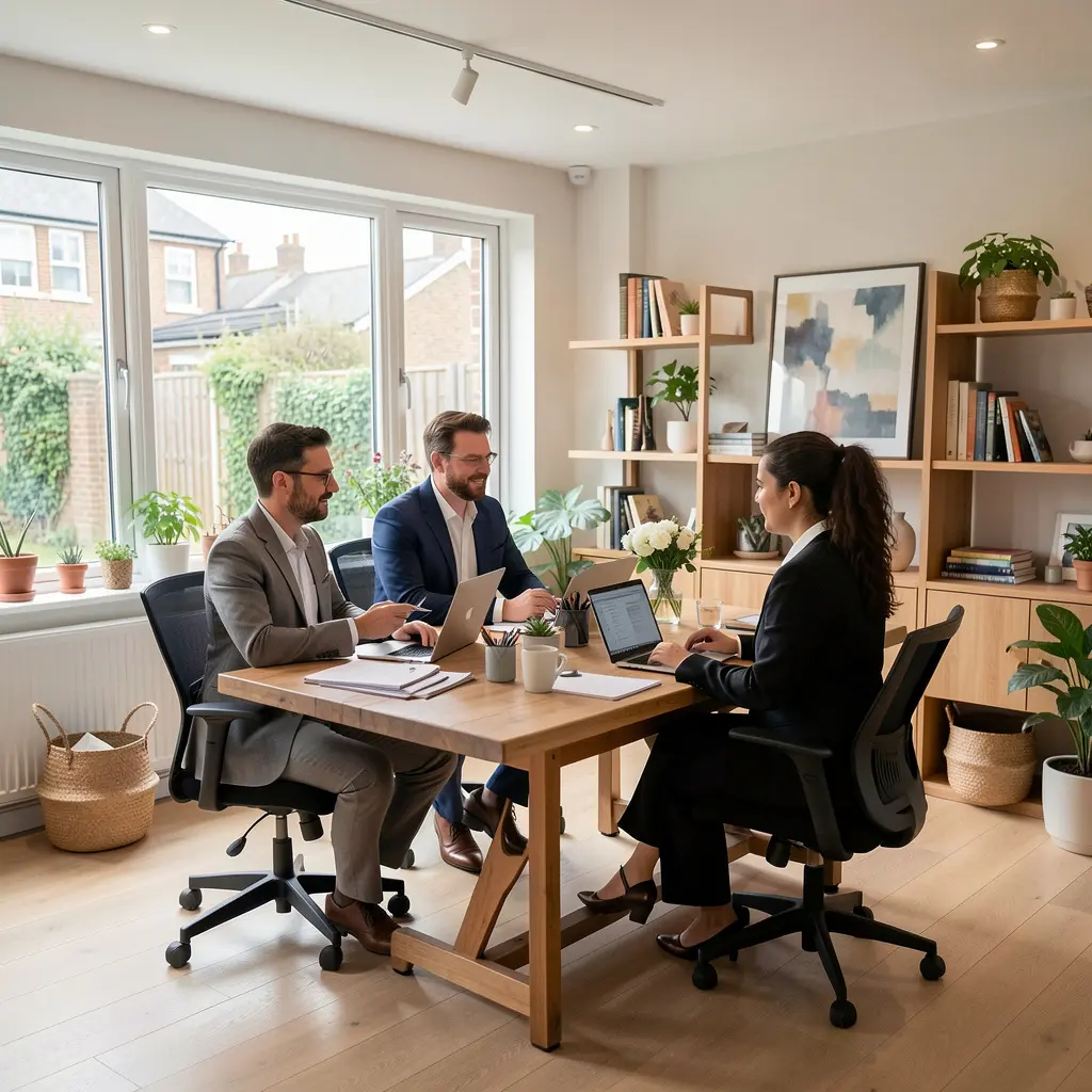 Our professional organisation team in a beautifully organised space